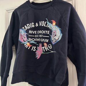 Zadig and Voltaire sweatshirt size x-small. In good condition